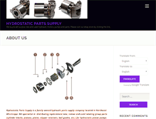 Tablet Screenshot of hydrostaticpartssupply.com